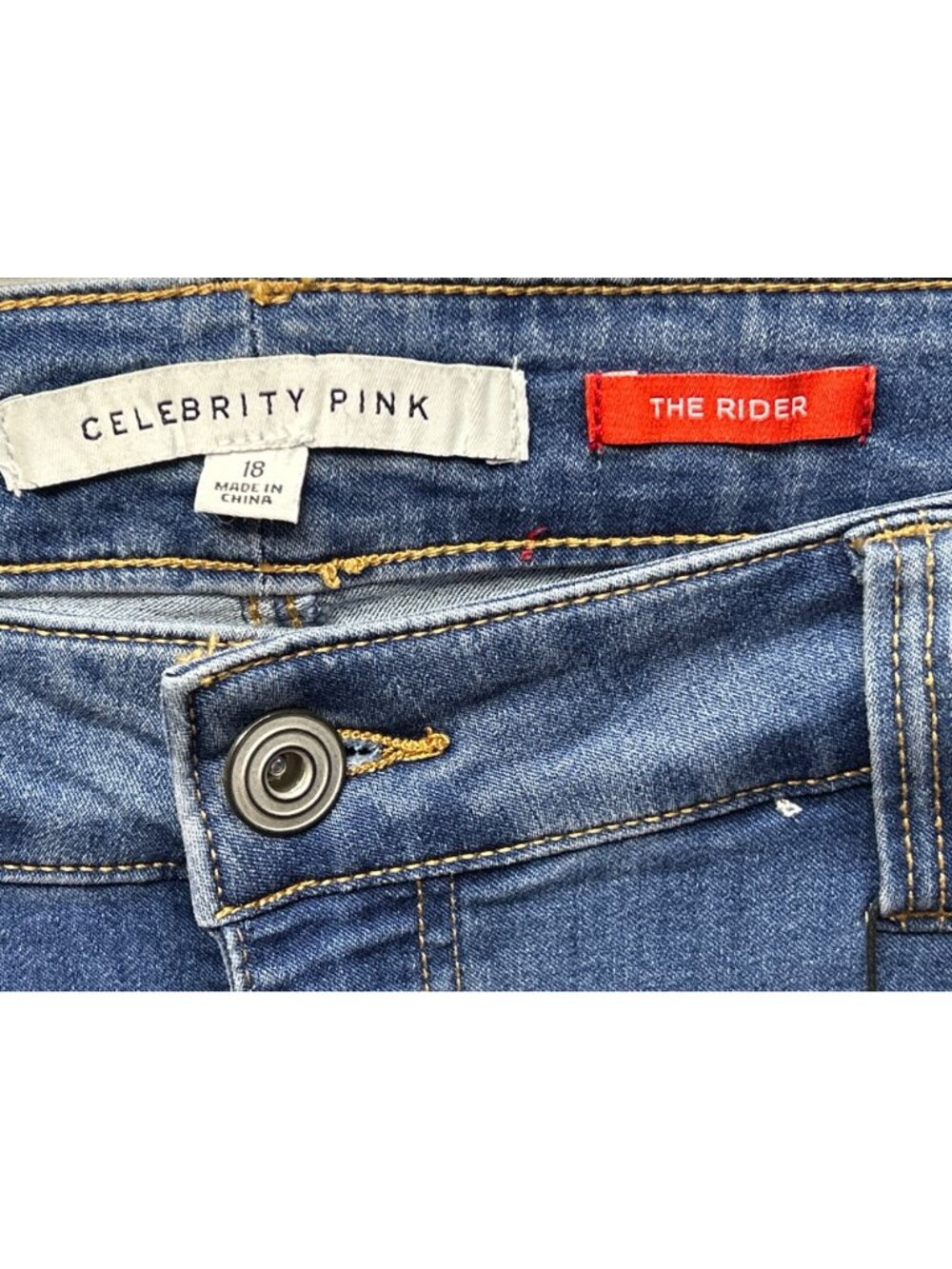 Celebrity Pink Womens  Size 18 Skinny Mid-Rise The Rider Crop Jeans Sustainable - Picture 5 of 9